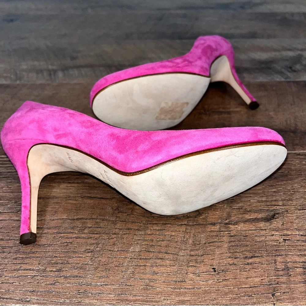 Kate Spade New York Pink Suede Heels - Picture 11 of 12